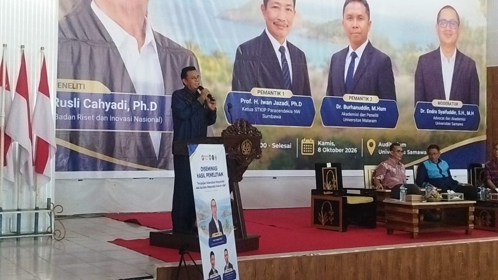 Bupati Sumbawa: Masyarakat Hukum Adat Harus Berdiri di Atas Riset Ilmiah